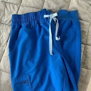 FIGS Blue Jogger Pants with Drawstring